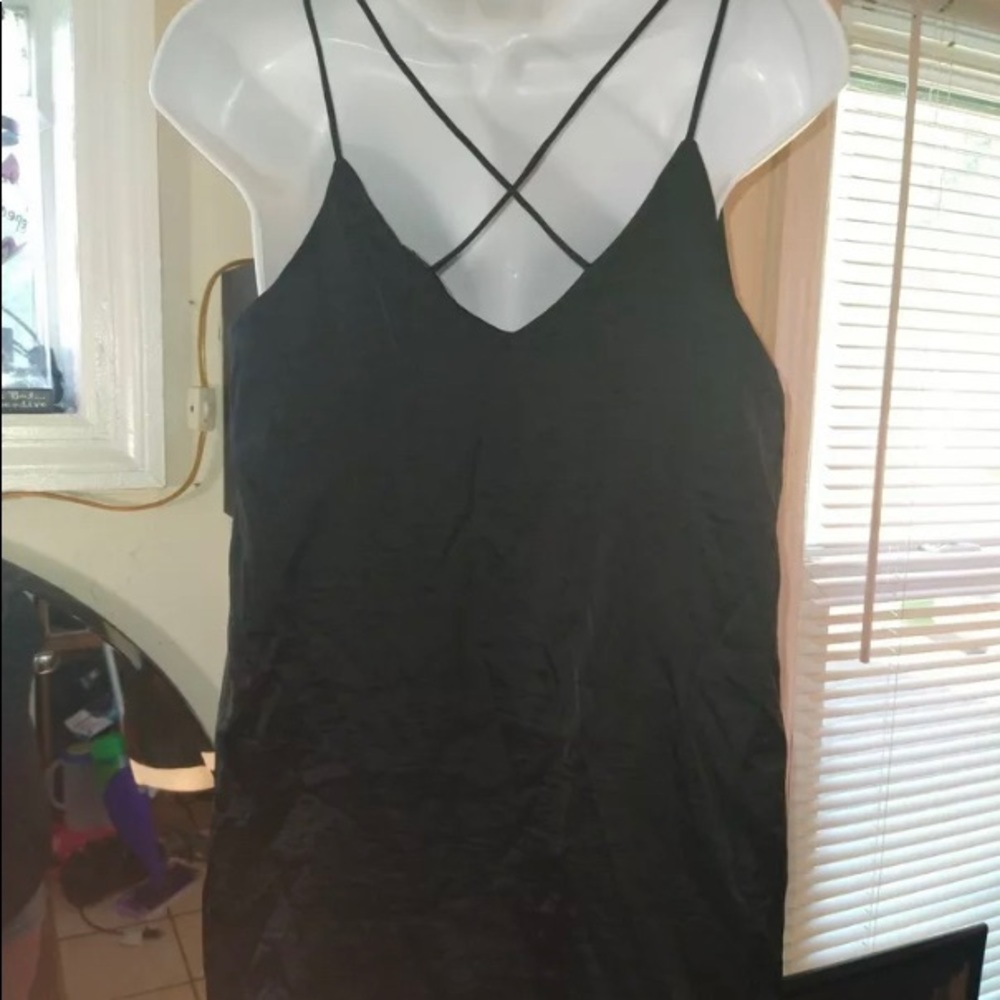 Small Black Studded Tank Top Tunic by vici gothic biker sexy